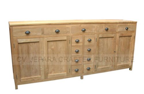 Sideboard Buffet 4 Doors 15 Drawers Teak